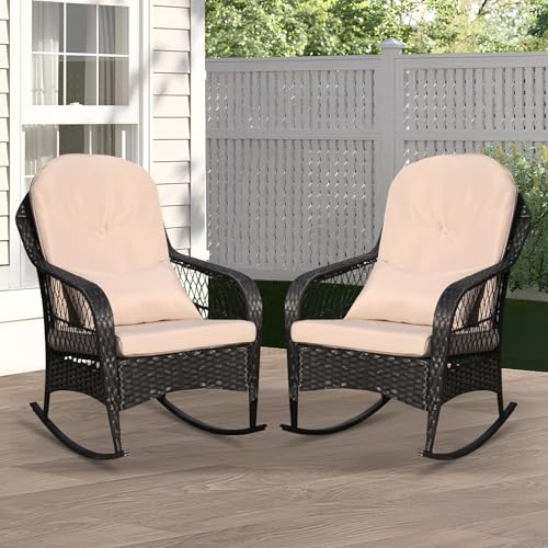 LVUYOYO Outdoor Rocking Chair